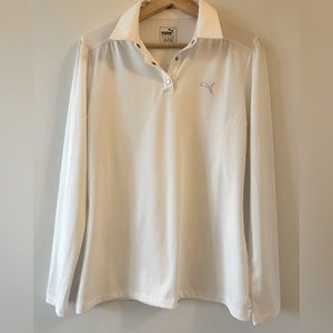 White Puma Long Sleeve Shirt